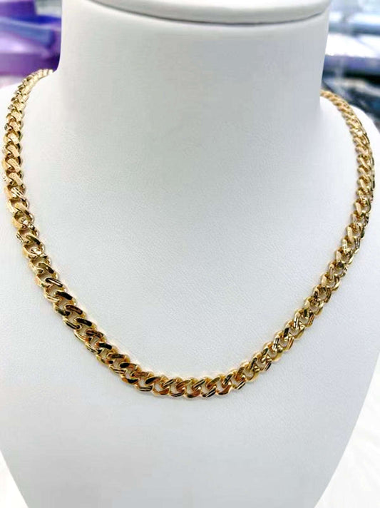 14K gold Cuban Necklaces - Providence silver gold jewelry usa