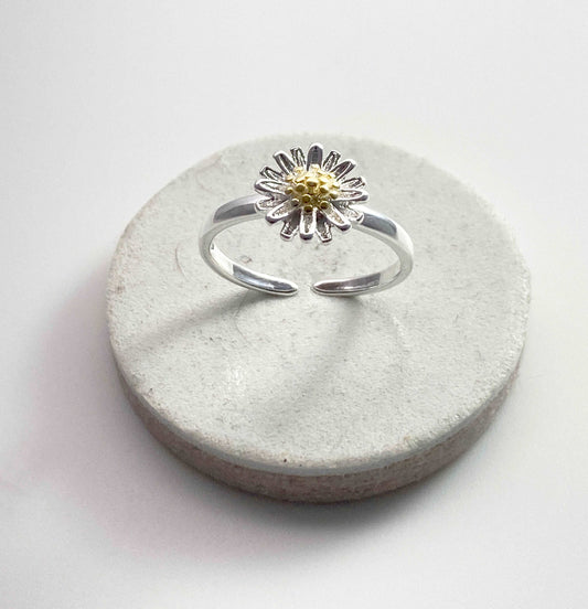 Sterling Silver 925 Daisy ring - Providence silver gold jewelry usa