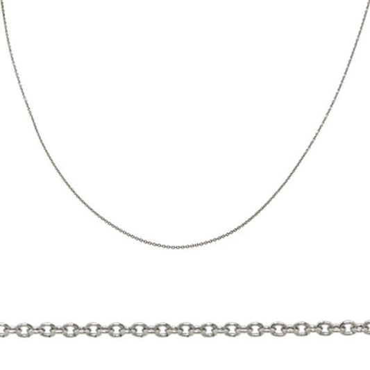 18 inch Rolo Chain,  925 Sterling Silver Filled with lobster clasp chain does not tarnish - Providence silver gold jewelry usa