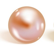 Pearl earring 8 x 6 with CZ - Providence silver gold jewelry usa