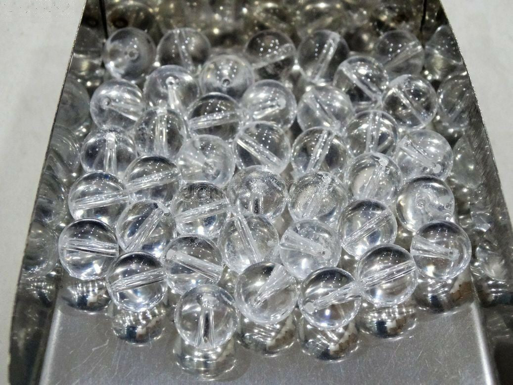 Clear Crystal bead 20/PK - Providence silver gold jewelry usa