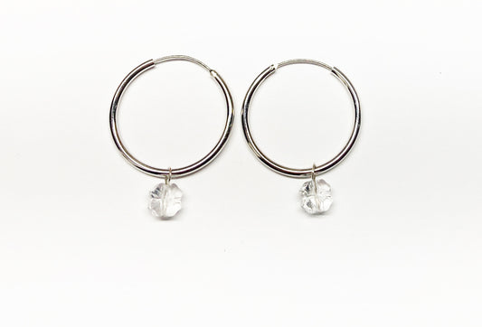 St. Patrick's Holiday sterling silver Endless Hoop Earrings - Providence silver gold jewelry usa